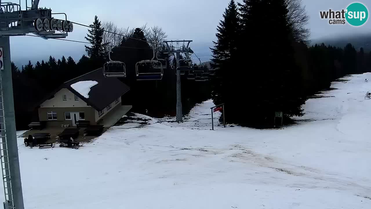 Stations de ski Maribor Pohorje web cam Ruška