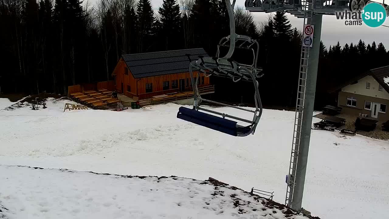 Smučišče Mariborsko Pohorje – spletna kamera Ruška zgoraj