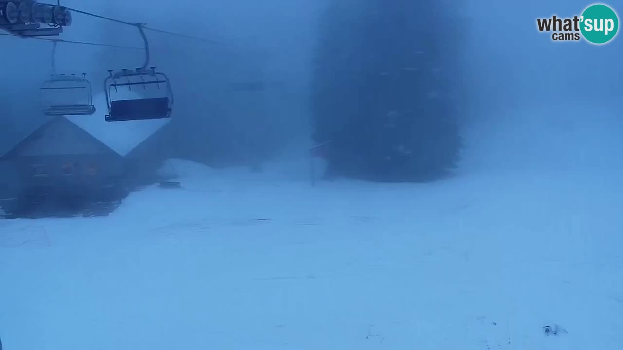 Smučišče Mariborsko Pohorje – spletna kamera Ruška zgoraj