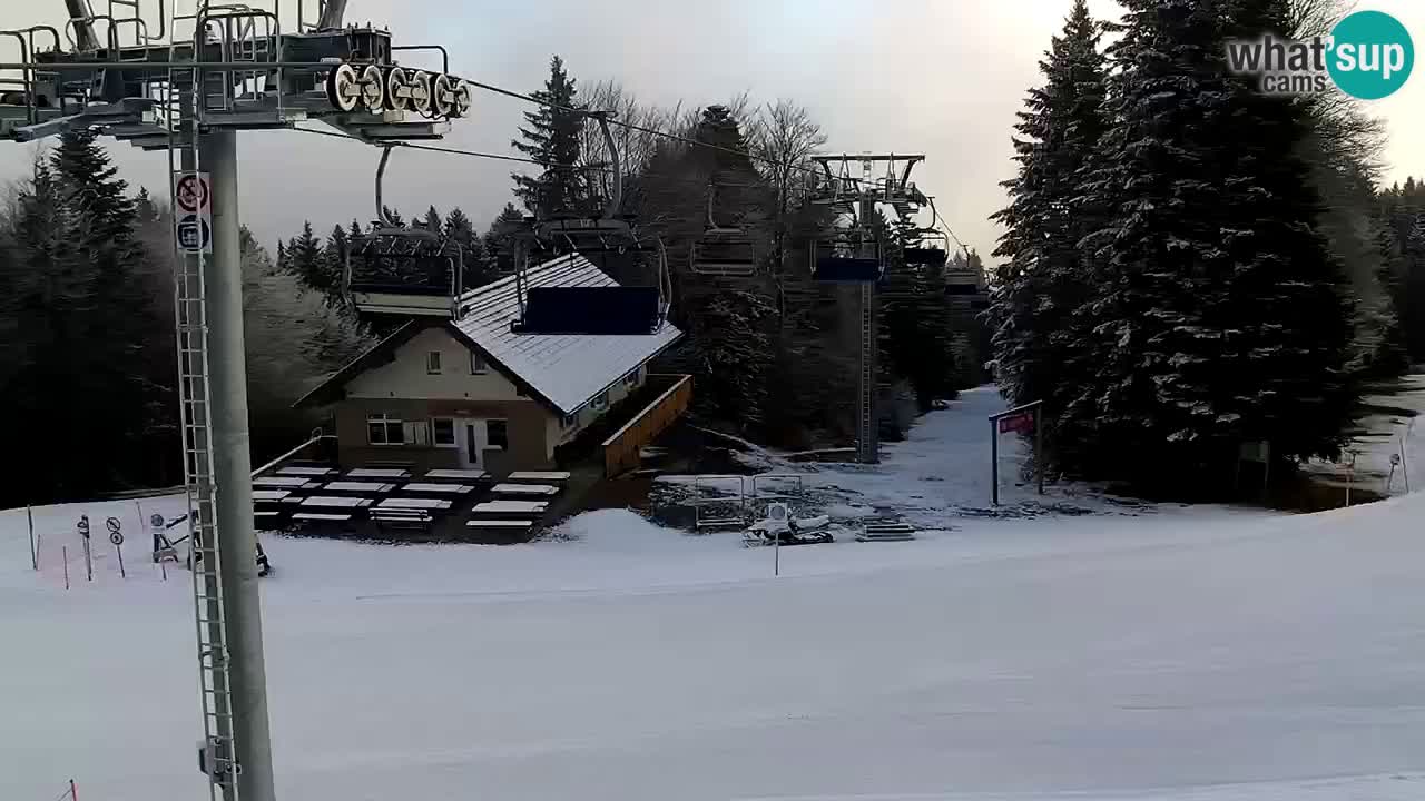 Stations de ski Maribor Pohorje web cam Ruška