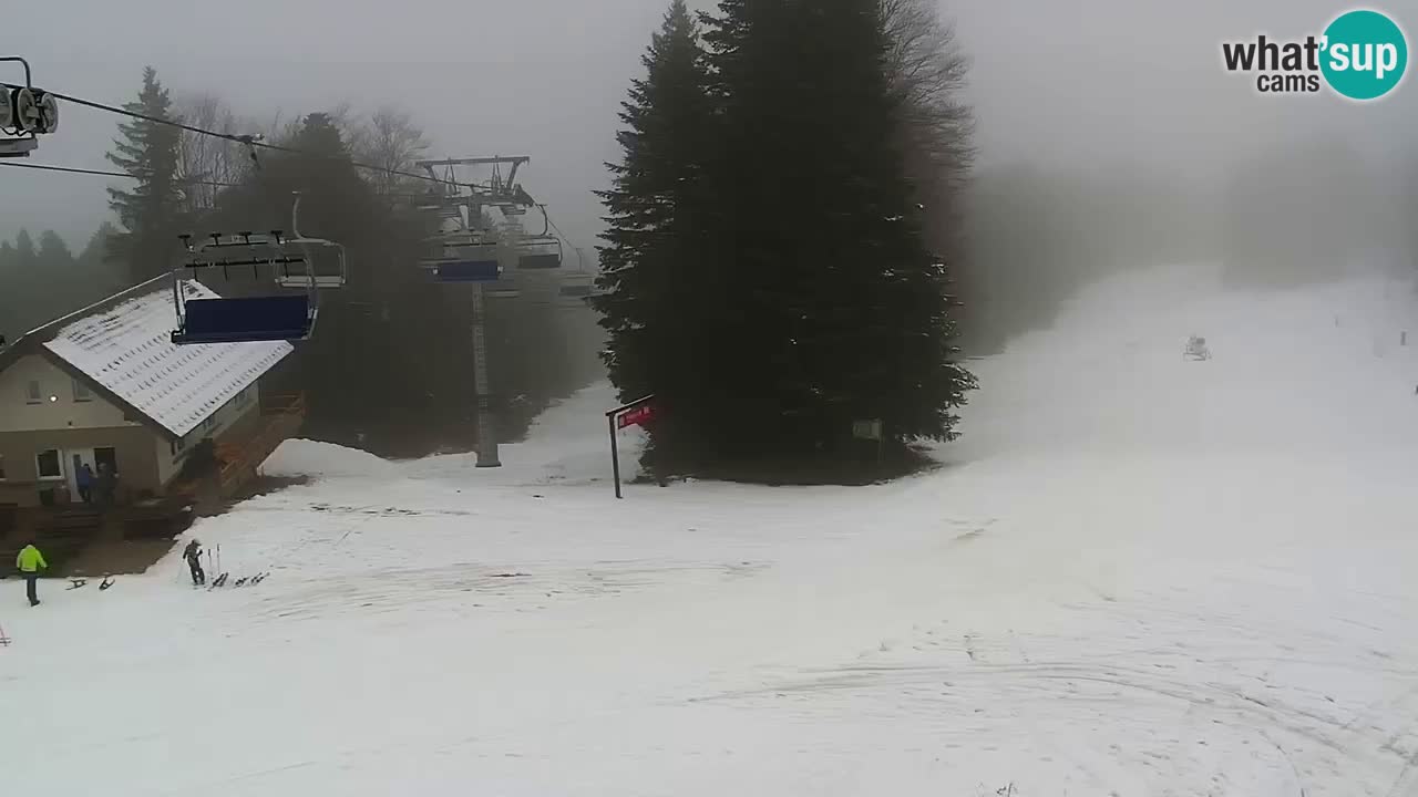 Stations de ski Maribor Pohorje web cam Ruška