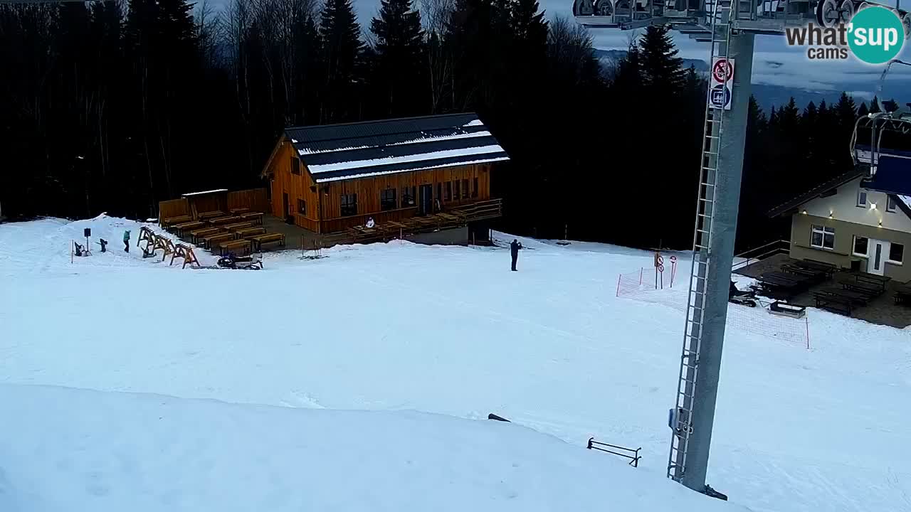 Stations de ski Maribor Pohorje web cam Ruška