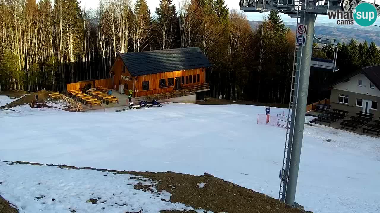 Smučišče Mariborsko Pohorje – spletna kamera Ruška zgoraj