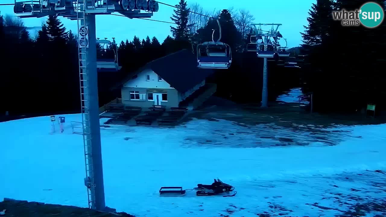 Stations de ski Maribor Pohorje web cam Ruška