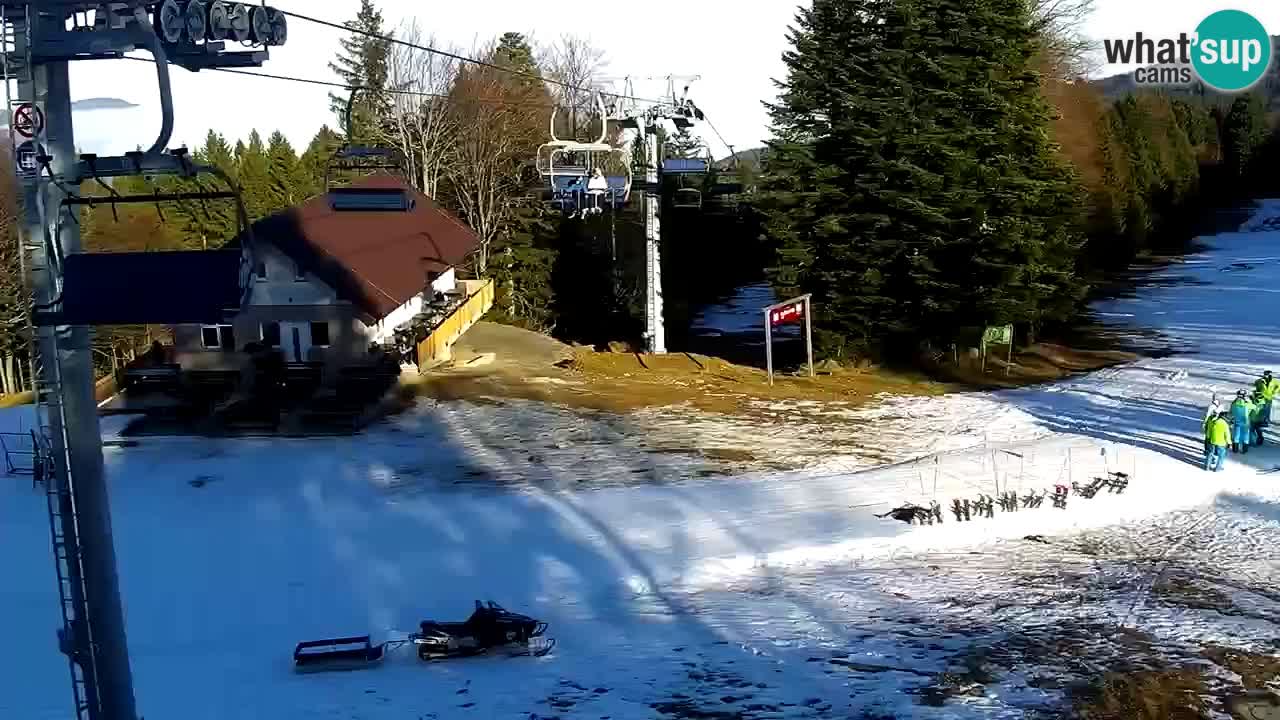 Stations de ski Maribor Pohorje web cam Ruška