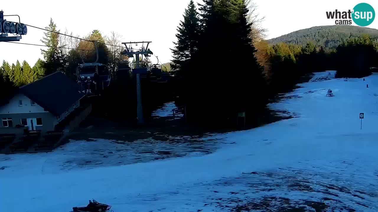 Smučišče Mariborsko Pohorje – spletna kamera Ruška zgoraj