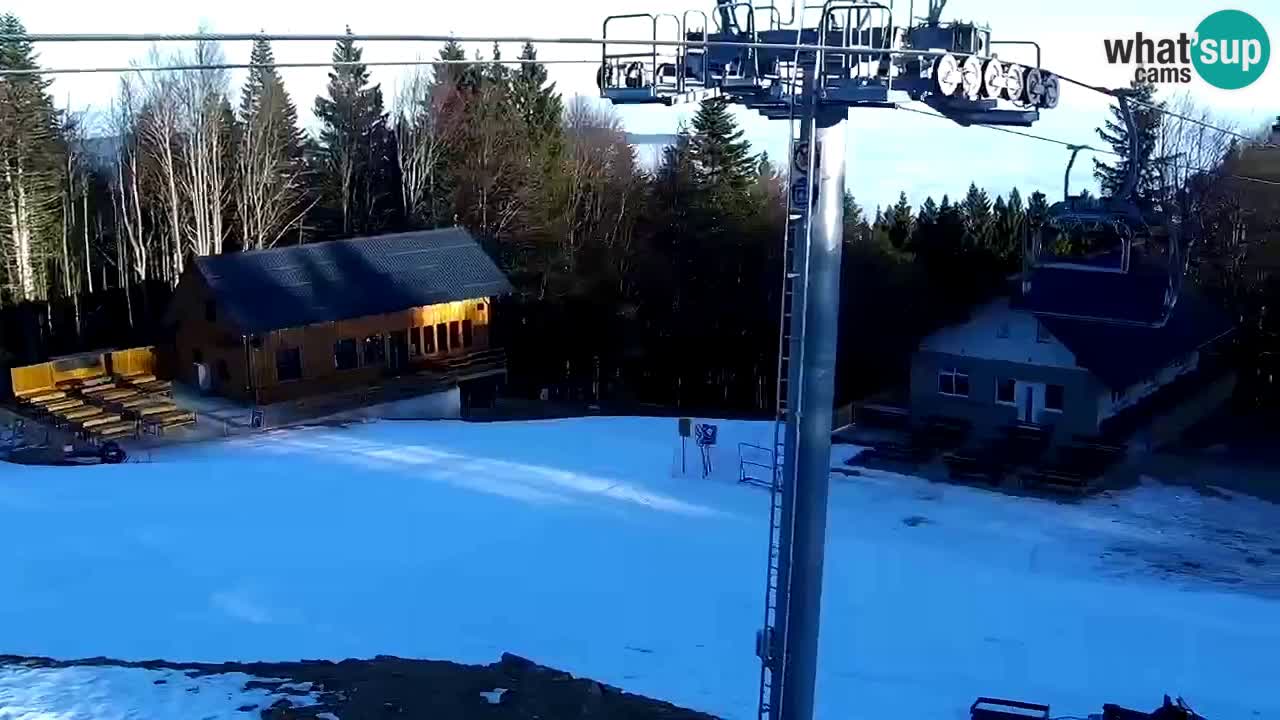 Smučišče Mariborsko Pohorje – spletna kamera Ruška zgoraj