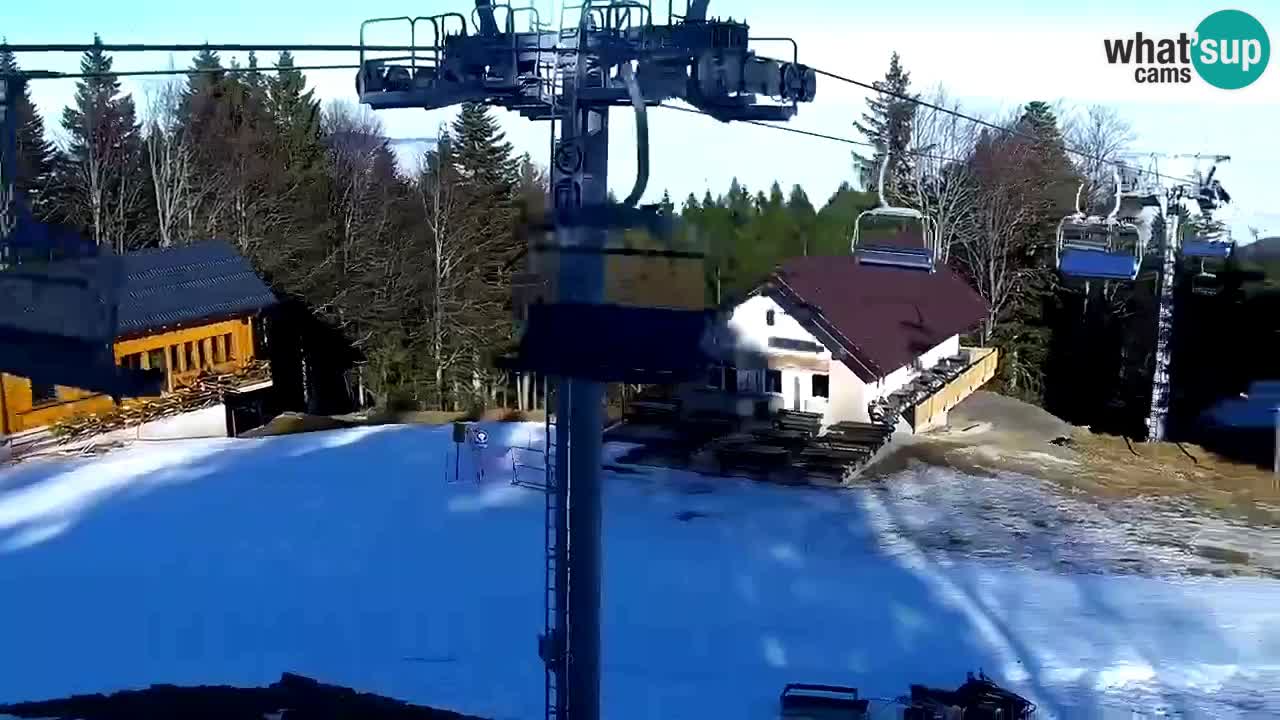 Smučišče Mariborsko Pohorje – spletna kamera Ruška zgoraj