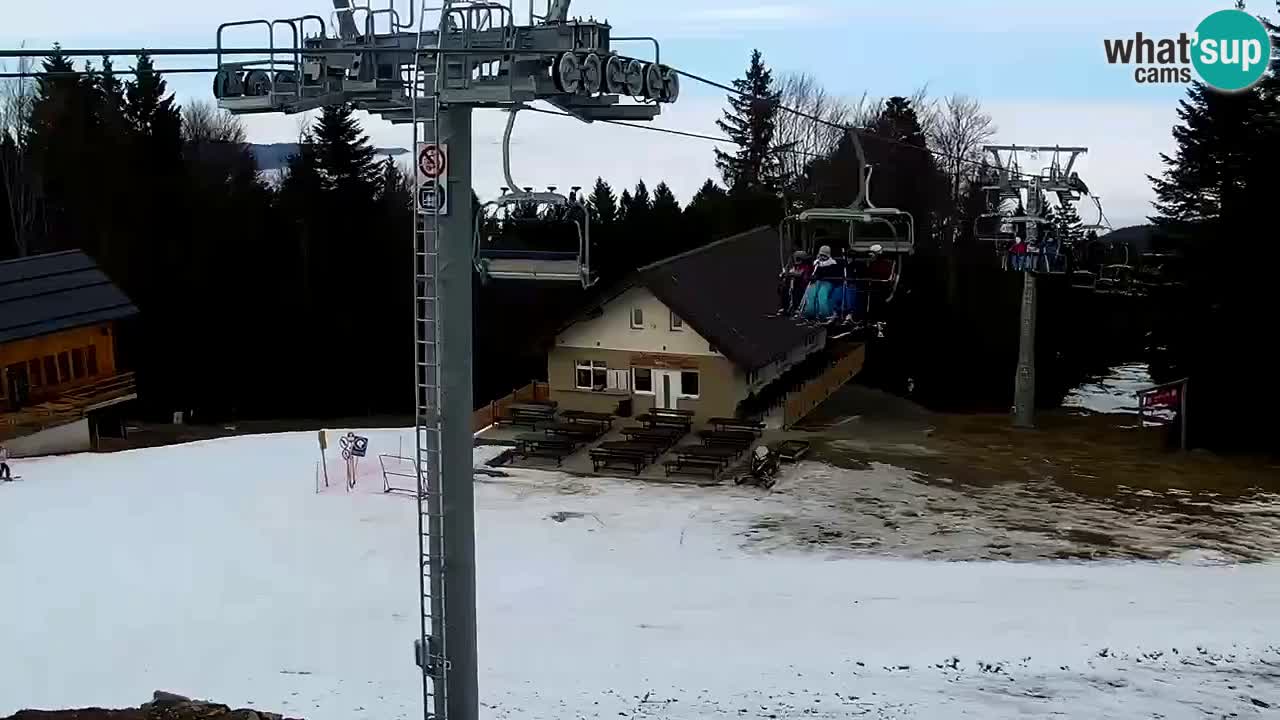 Smučišče Mariborsko Pohorje – spletna kamera Ruška zgoraj