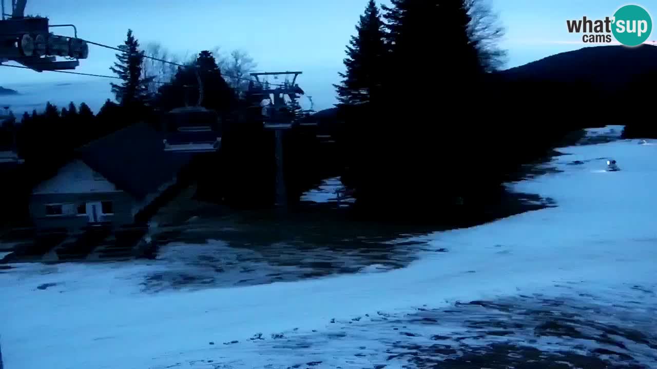 Smučišče Mariborsko Pohorje – spletna kamera Ruška zgoraj