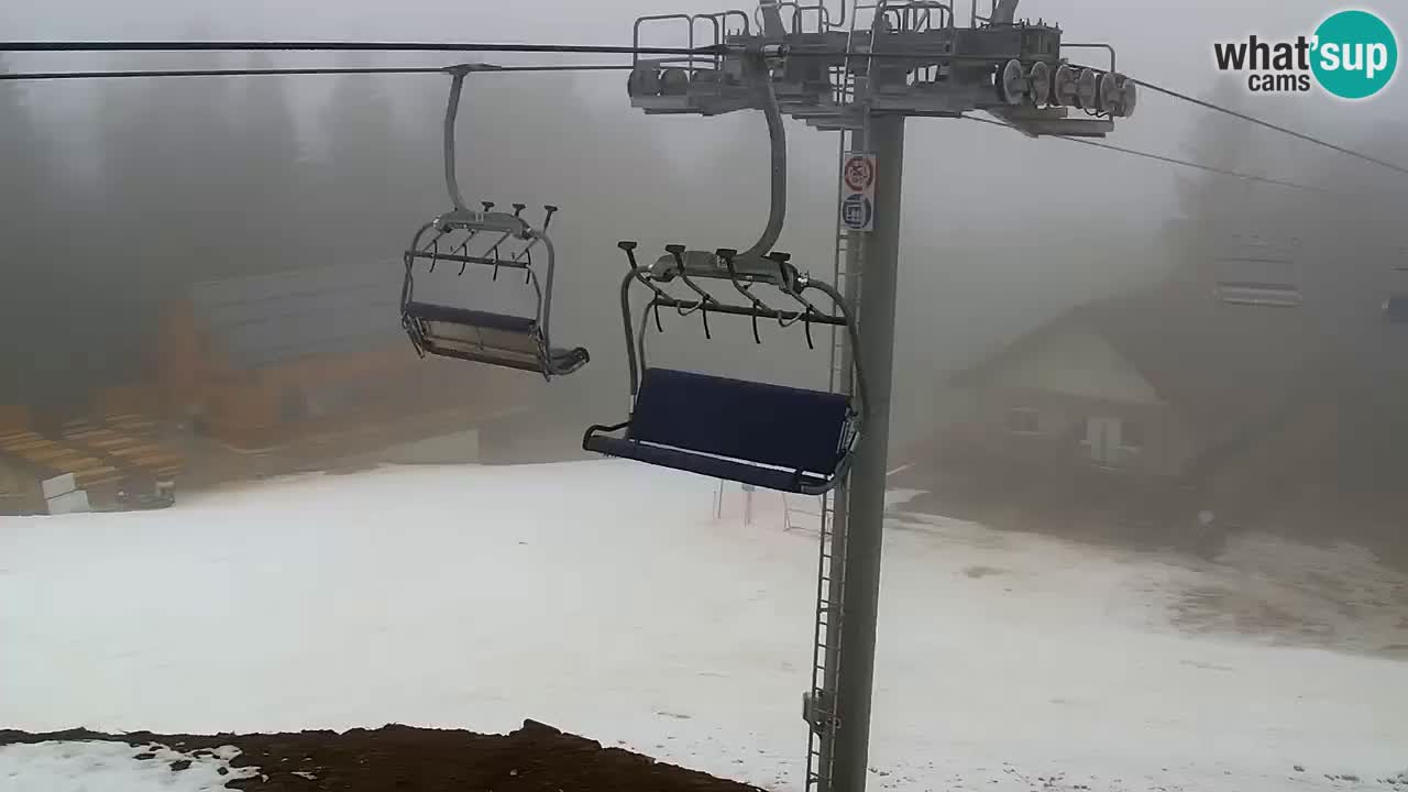 Smučišče Mariborsko Pohorje – spletna kamera Ruška zgoraj