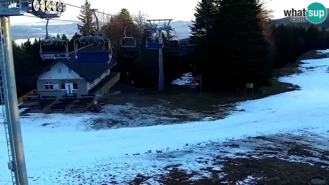 Smučišče Mariborsko Pohorje – spletna kamera Ruška zgoraj