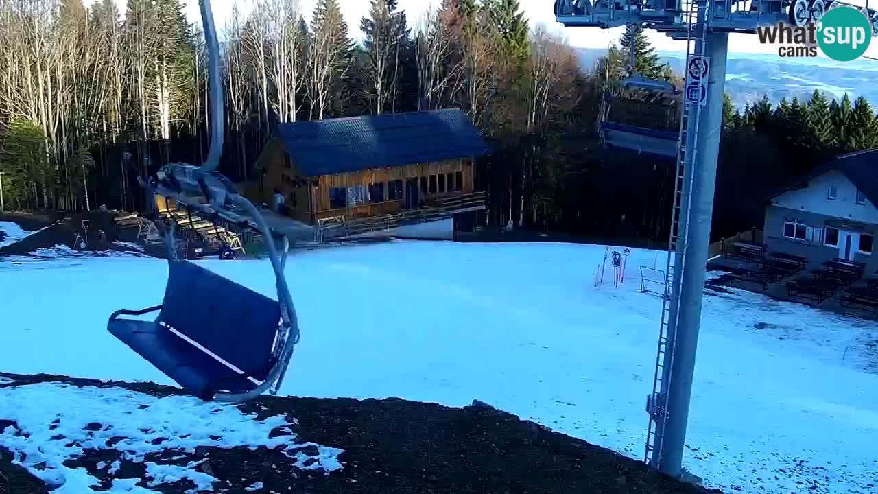Stations de ski Maribor Pohorje web cam Ruška