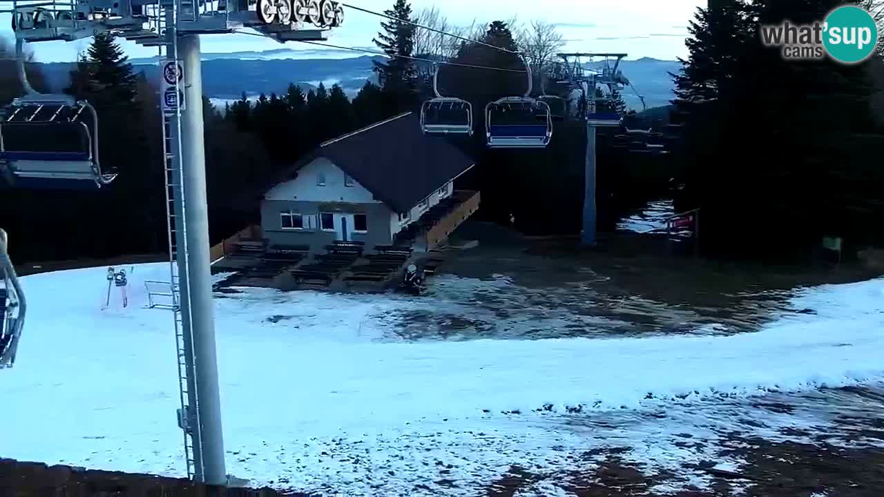 Smučišče Mariborsko Pohorje – spletna kamera Ruška zgoraj
