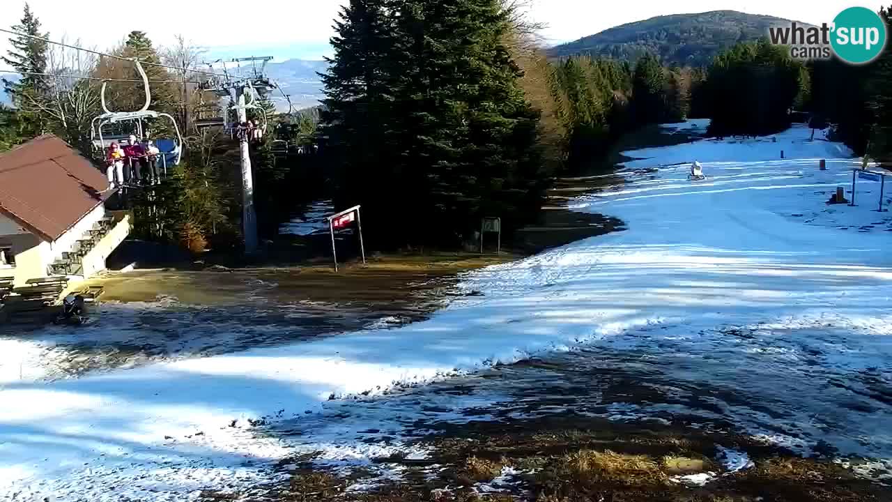 Smučišče Mariborsko Pohorje – spletna kamera Ruška zgoraj
