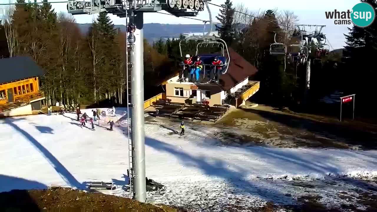Stations de ski Maribor Pohorje web cam Ruška