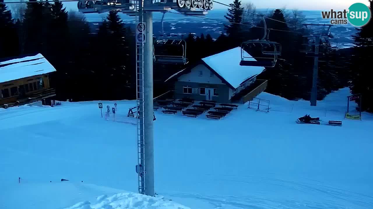 Smučišče Mariborsko Pohorje – spletna kamera Ruška zgoraj