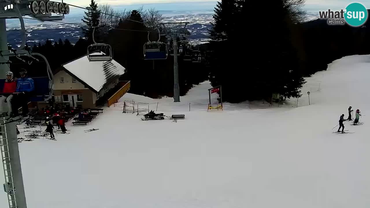 Smučišče Mariborsko Pohorje – spletna kamera Ruška zgoraj
