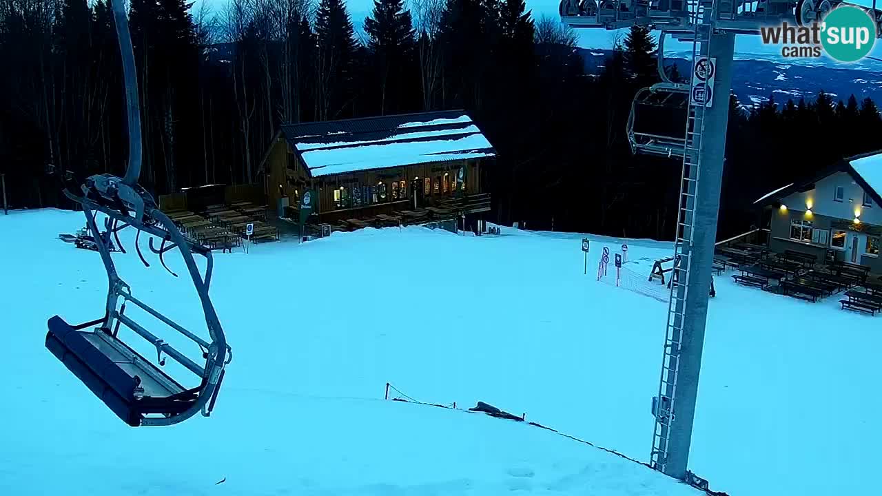 Smučišče Mariborsko Pohorje – spletna kamera Ruška zgoraj