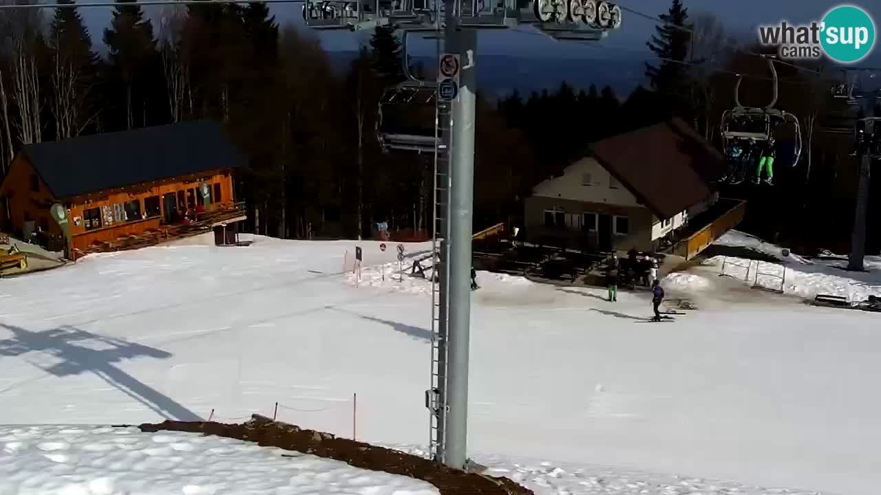 Smučišče Mariborsko Pohorje – spletna kamera Ruška zgoraj