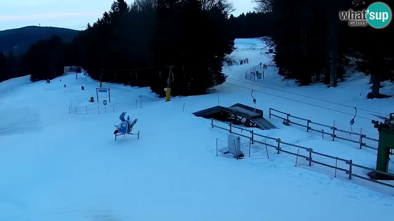 Smučišče Mariborsko Pohorje – spletna kamera Ruška zgoraj