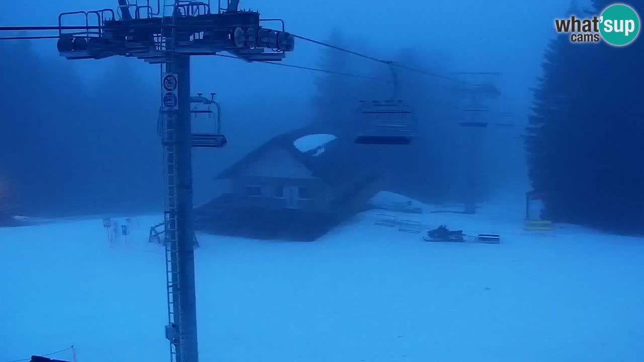 Smučišče Mariborsko Pohorje – spletna kamera Ruška zgoraj