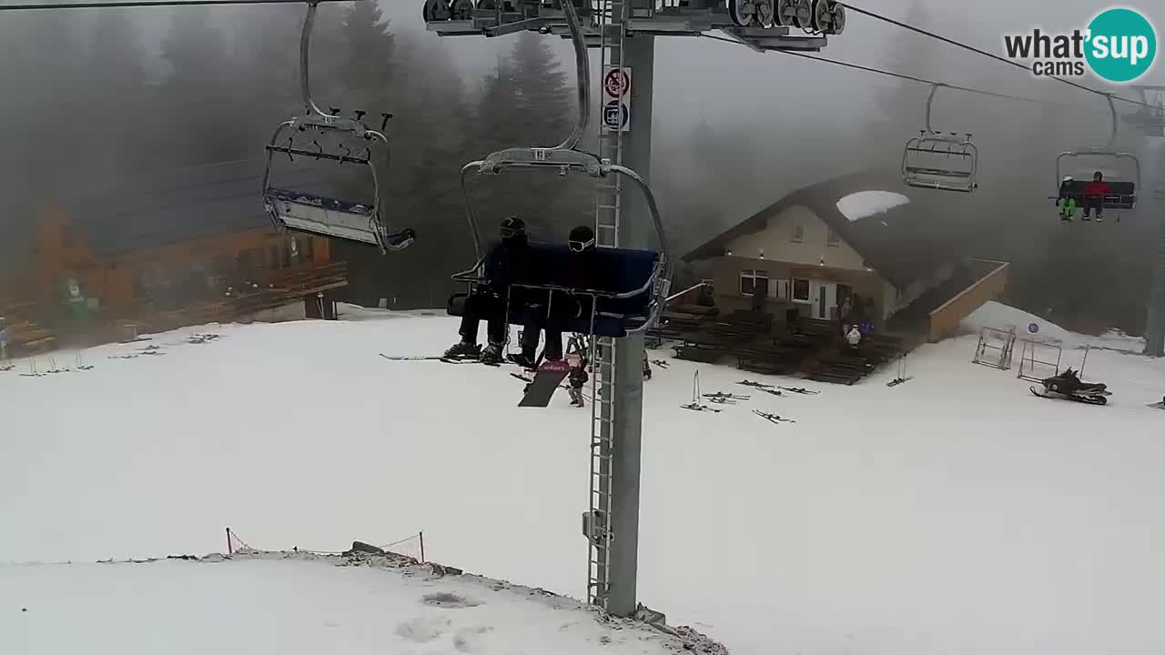 Smučišče Mariborsko Pohorje – spletna kamera Ruška zgoraj