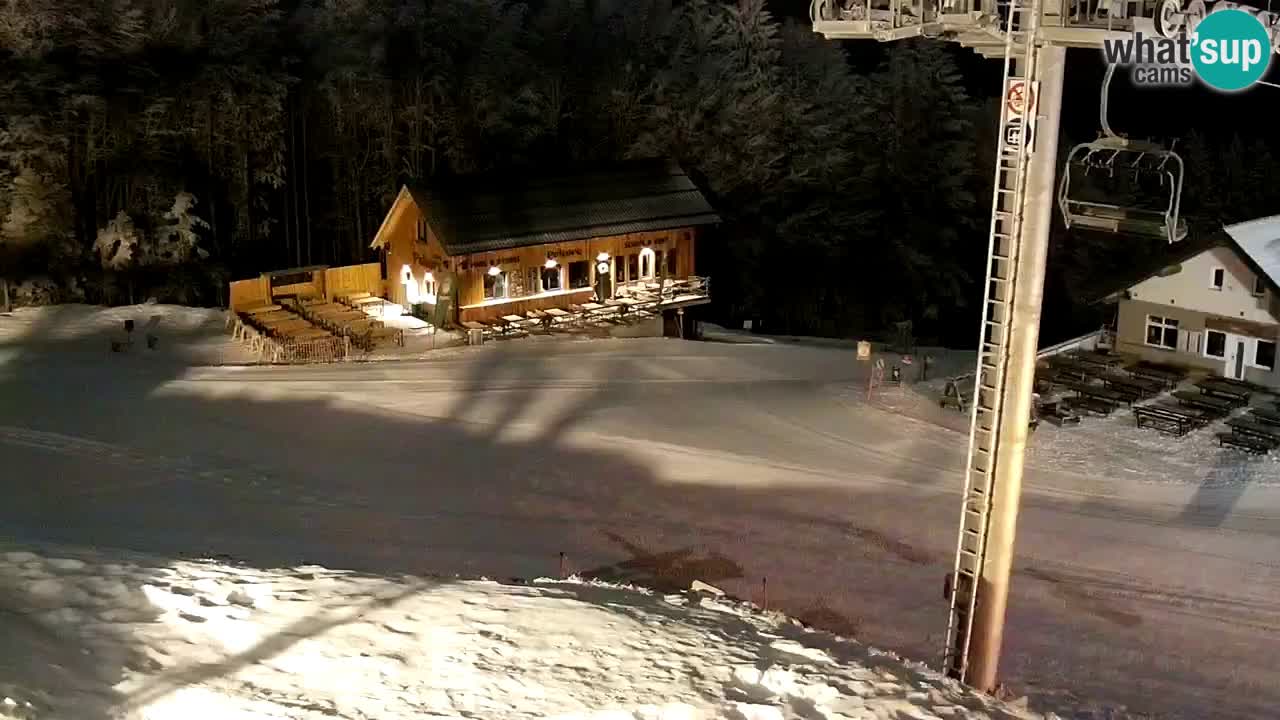 Smučišče Mariborsko Pohorje – spletna kamera Ruška zgoraj