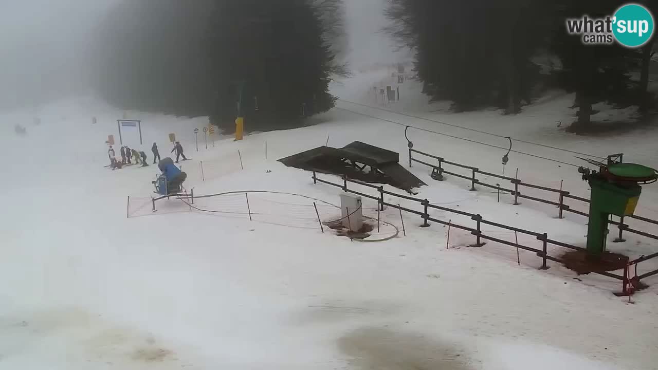 Smučišče Mariborsko Pohorje – spletna kamera Ruška zgoraj