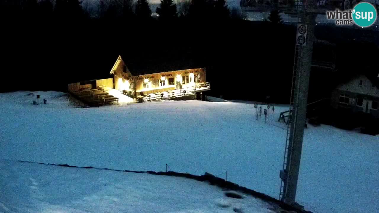 Smučišče Mariborsko Pohorje – spletna kamera Ruška zgoraj
