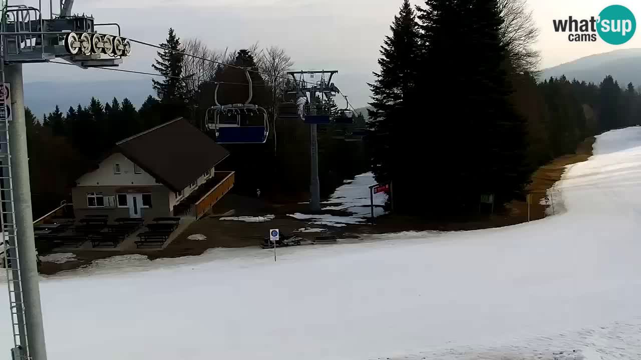 Smučišče Mariborsko Pohorje – spletna kamera Ruška zgoraj
