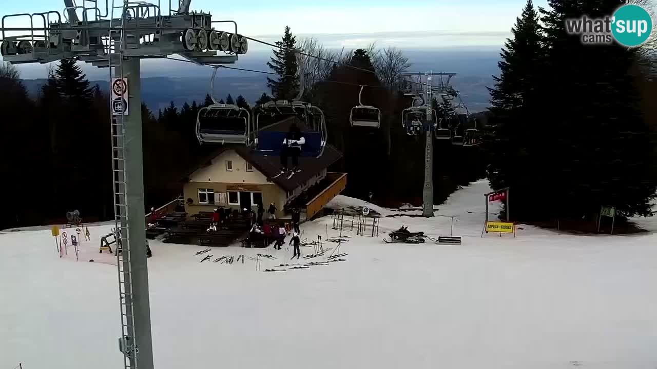 Stations de ski Maribor Pohorje web cam Ruška