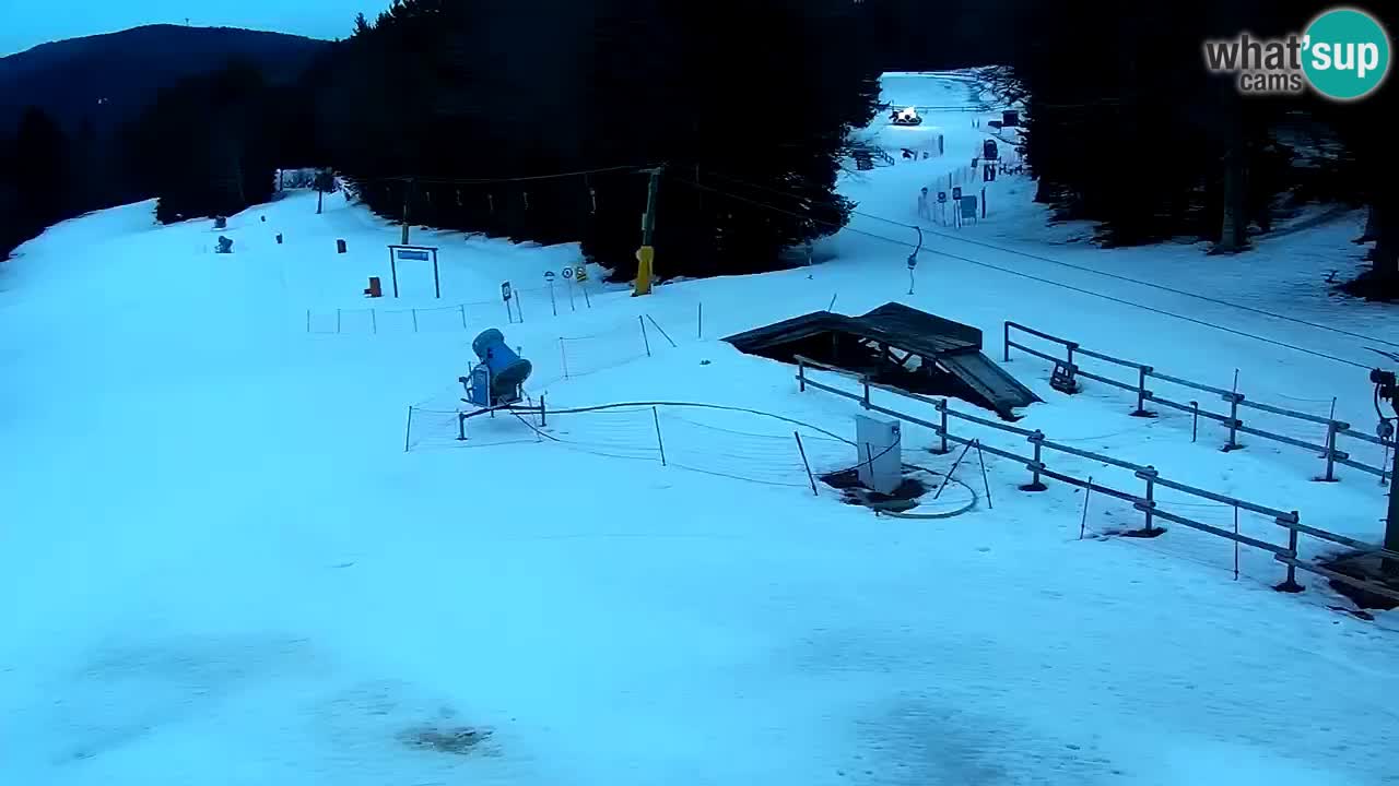 Smučišče Mariborsko Pohorje – spletna kamera Ruška zgoraj