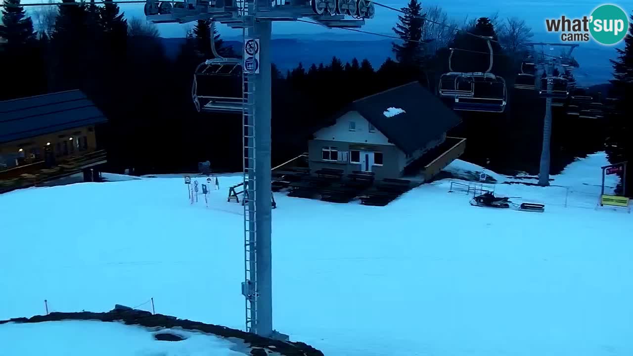 Stations de ski Maribor Pohorje web cam Ruška