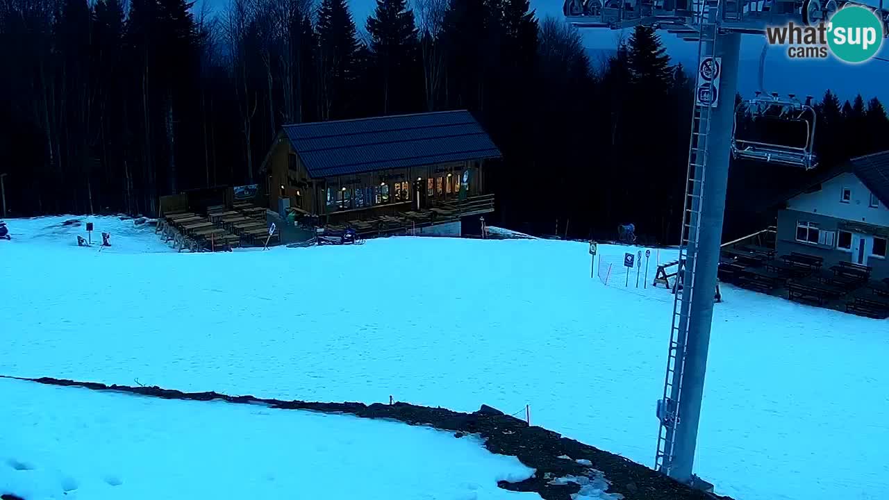 Smučišče Mariborsko Pohorje – spletna kamera Ruška zgoraj