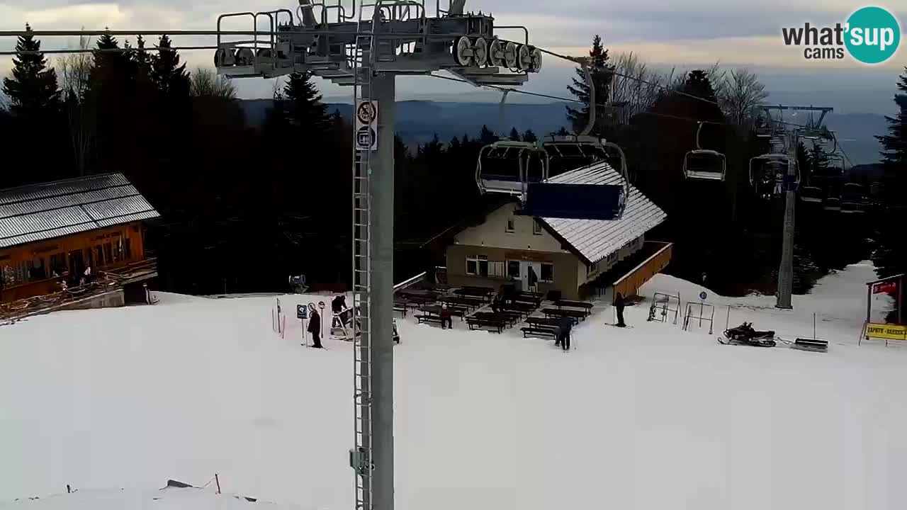 Smučišče Mariborsko Pohorje – spletna kamera Ruška zgoraj