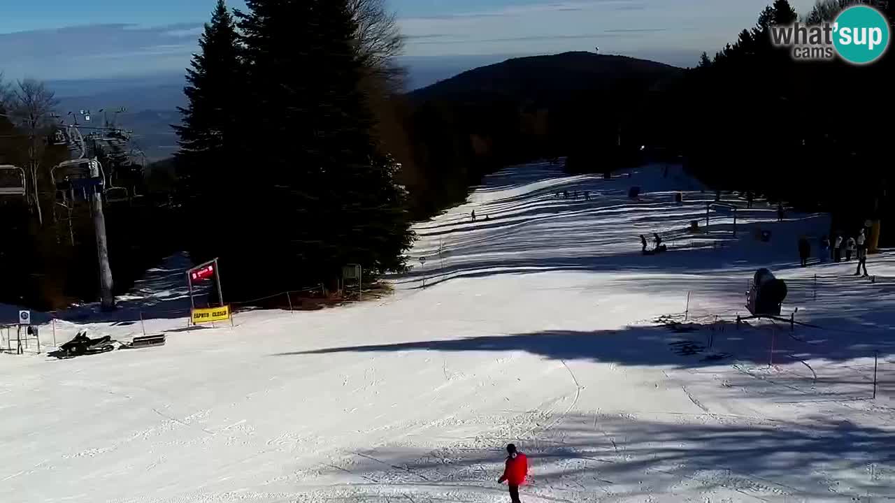 Stations de ski Maribor Pohorje web cam Ruška