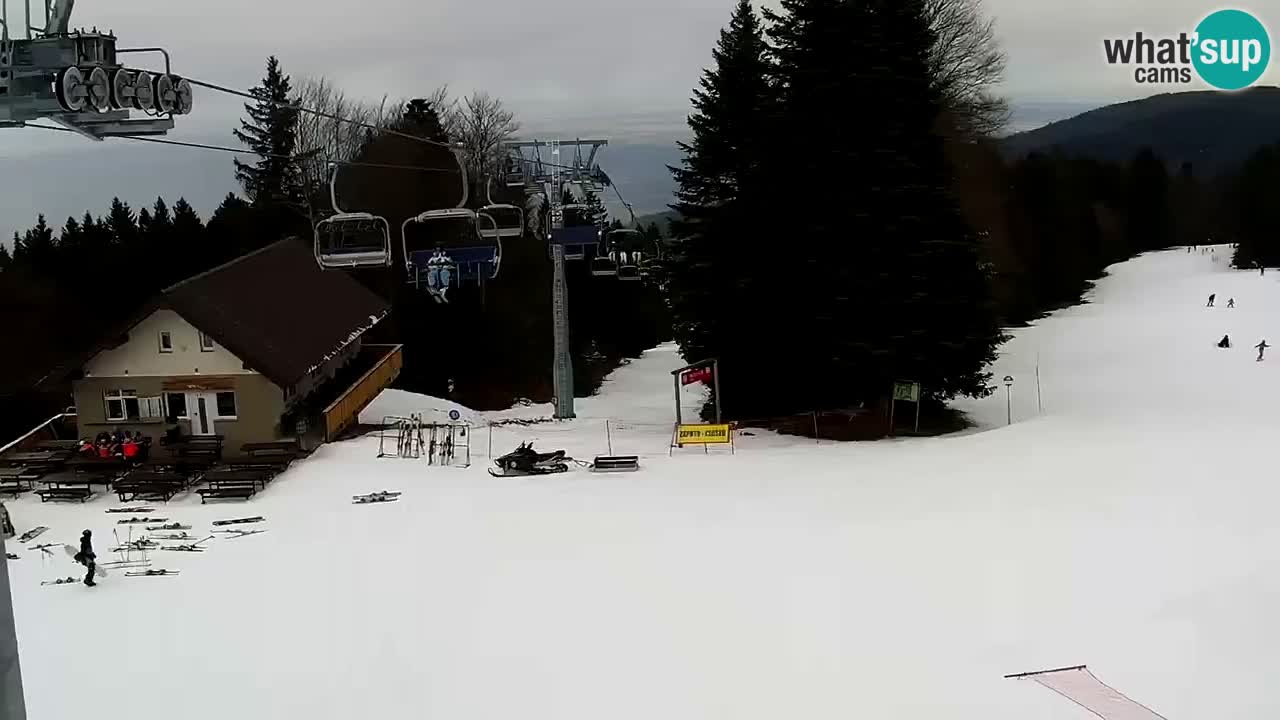 Stations de ski Maribor Pohorje web cam Ruška