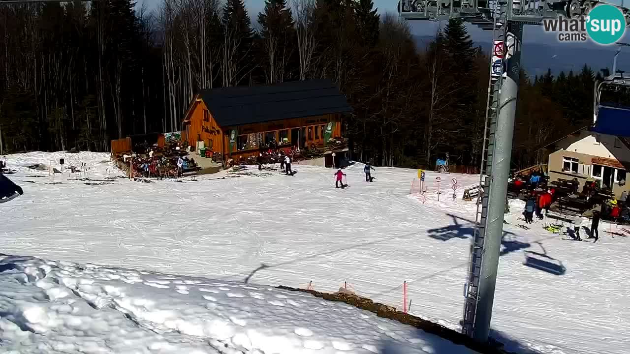 Smučišče Mariborsko Pohorje – spletna kamera Ruška zgoraj