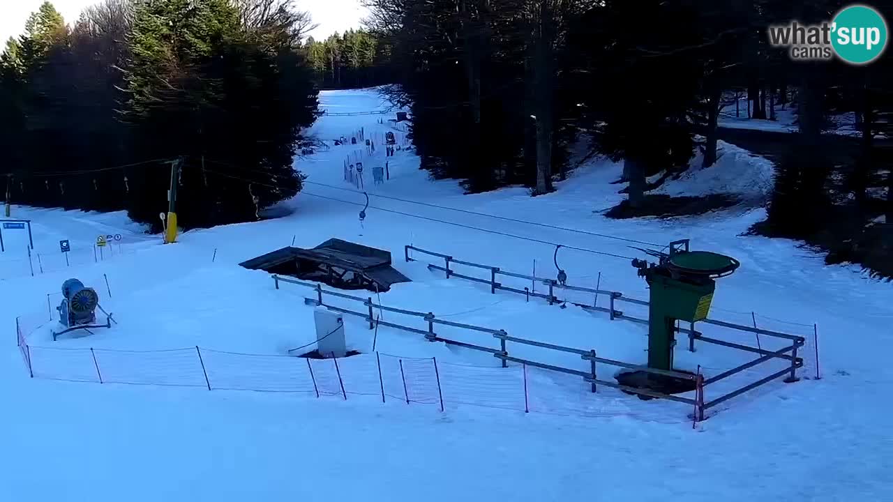 Smučišče Mariborsko Pohorje – spletna kamera Ruška zgoraj