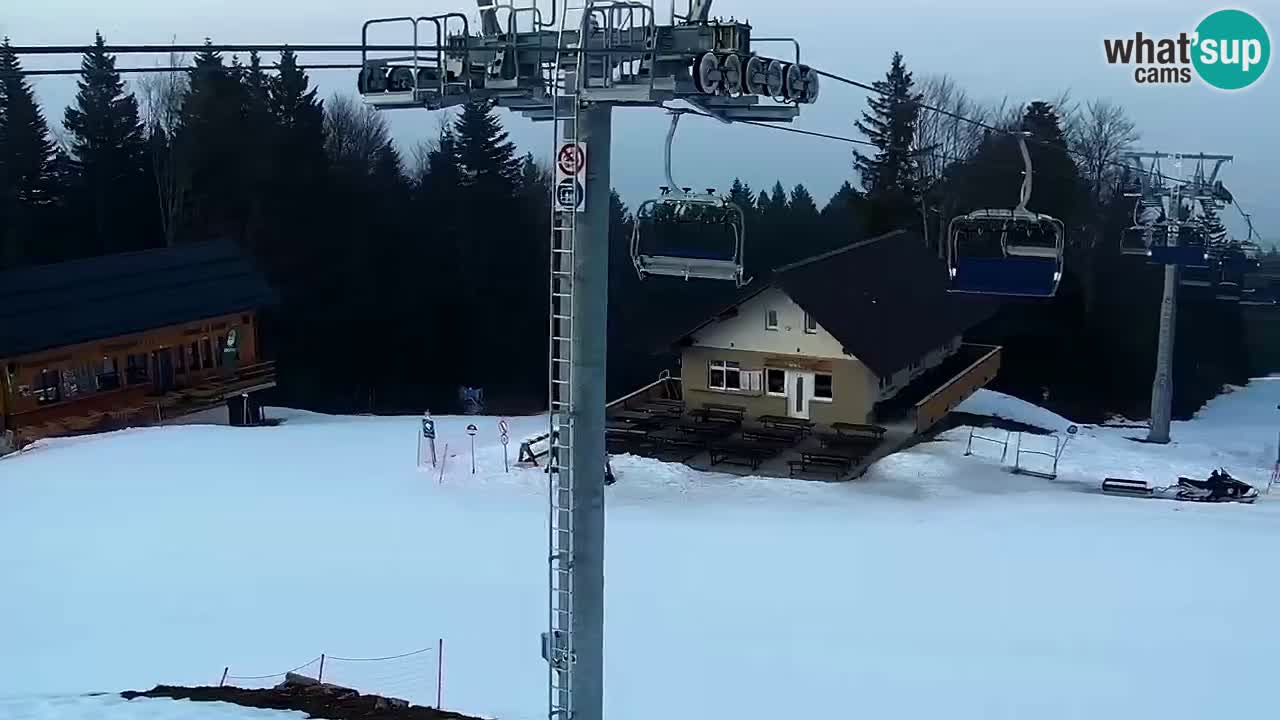 Stations de ski Maribor Pohorje web cam Ruška