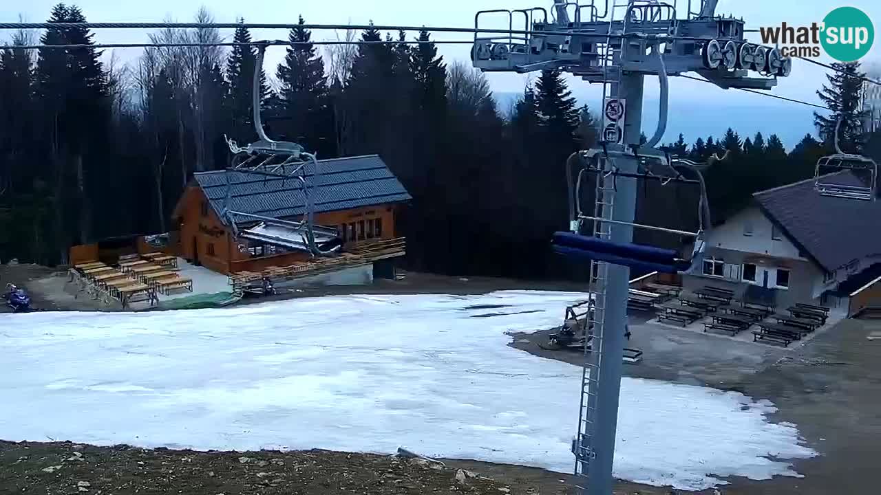 Smučišče Mariborsko Pohorje – spletna kamera Ruška zgoraj