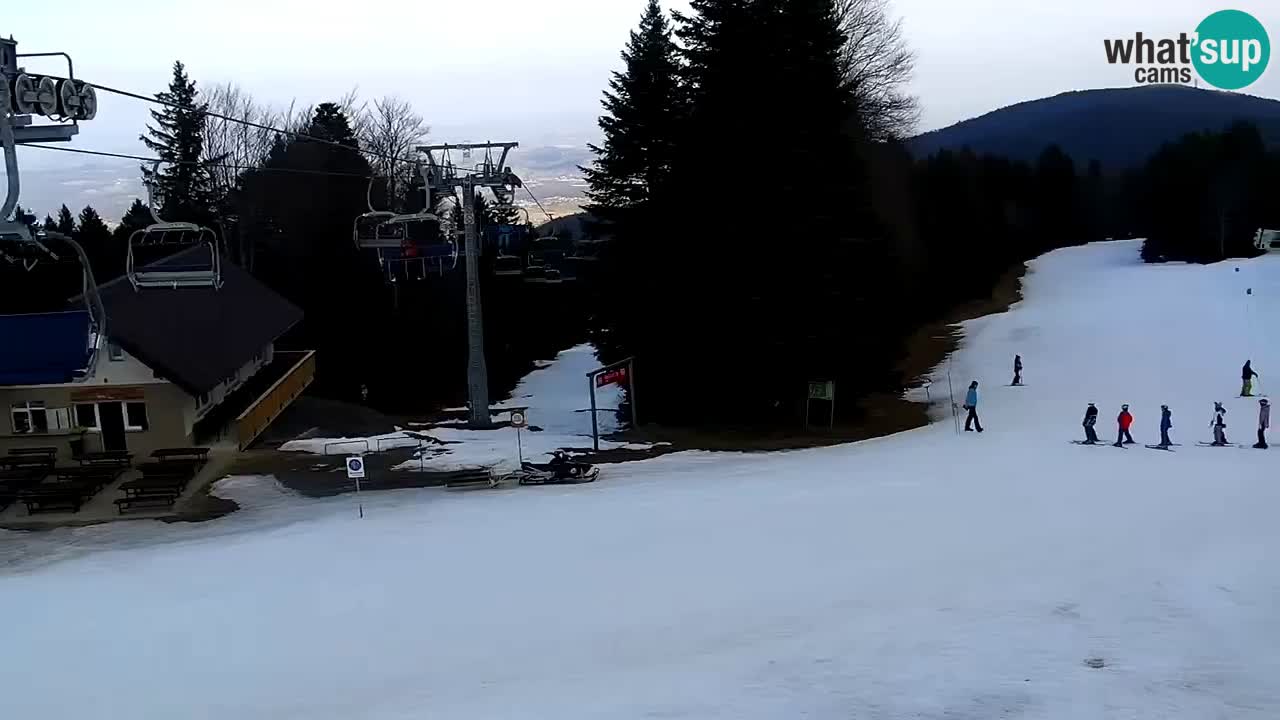 Smučišče Mariborsko Pohorje – spletna kamera Ruška zgoraj