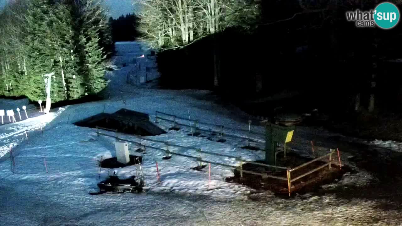 Smučišče Mariborsko Pohorje – spletna kamera Ruška zgoraj