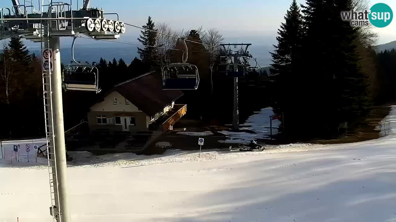 Stations de ski Maribor Pohorje web cam Ruška