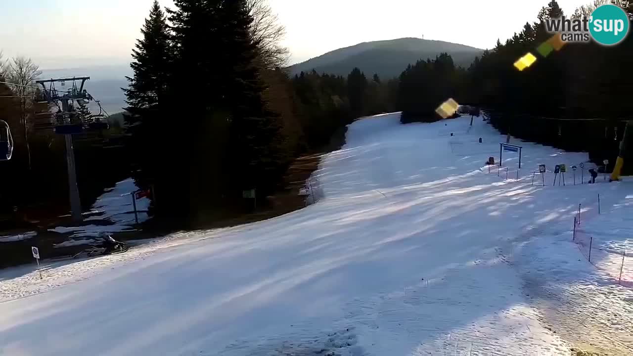 Stations de ski Maribor Pohorje web cam Ruška