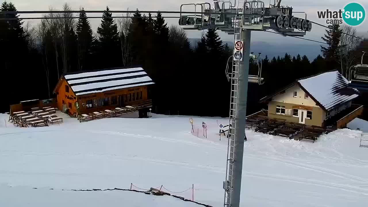 Smučišče Mariborsko Pohorje – spletna kamera Ruška zgoraj