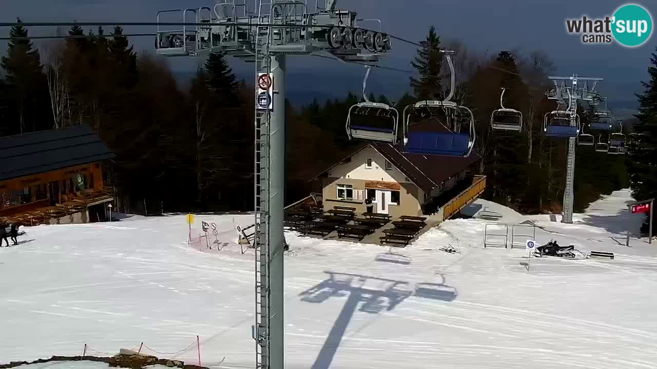 Smučišče Mariborsko Pohorje – spletna kamera Ruška zgoraj