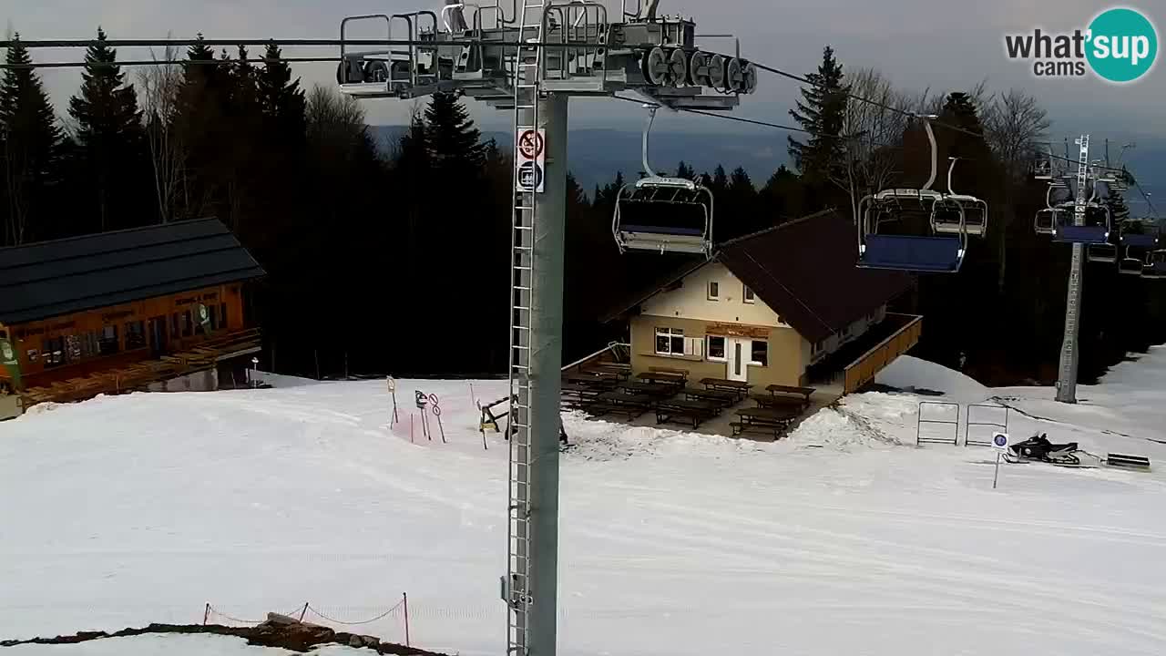 Stations de ski Maribor Pohorje web cam Ruška