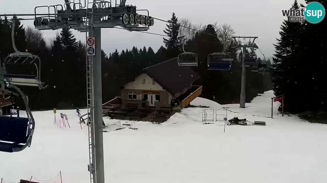 Stations de ski Maribor Pohorje web cam Ruška
